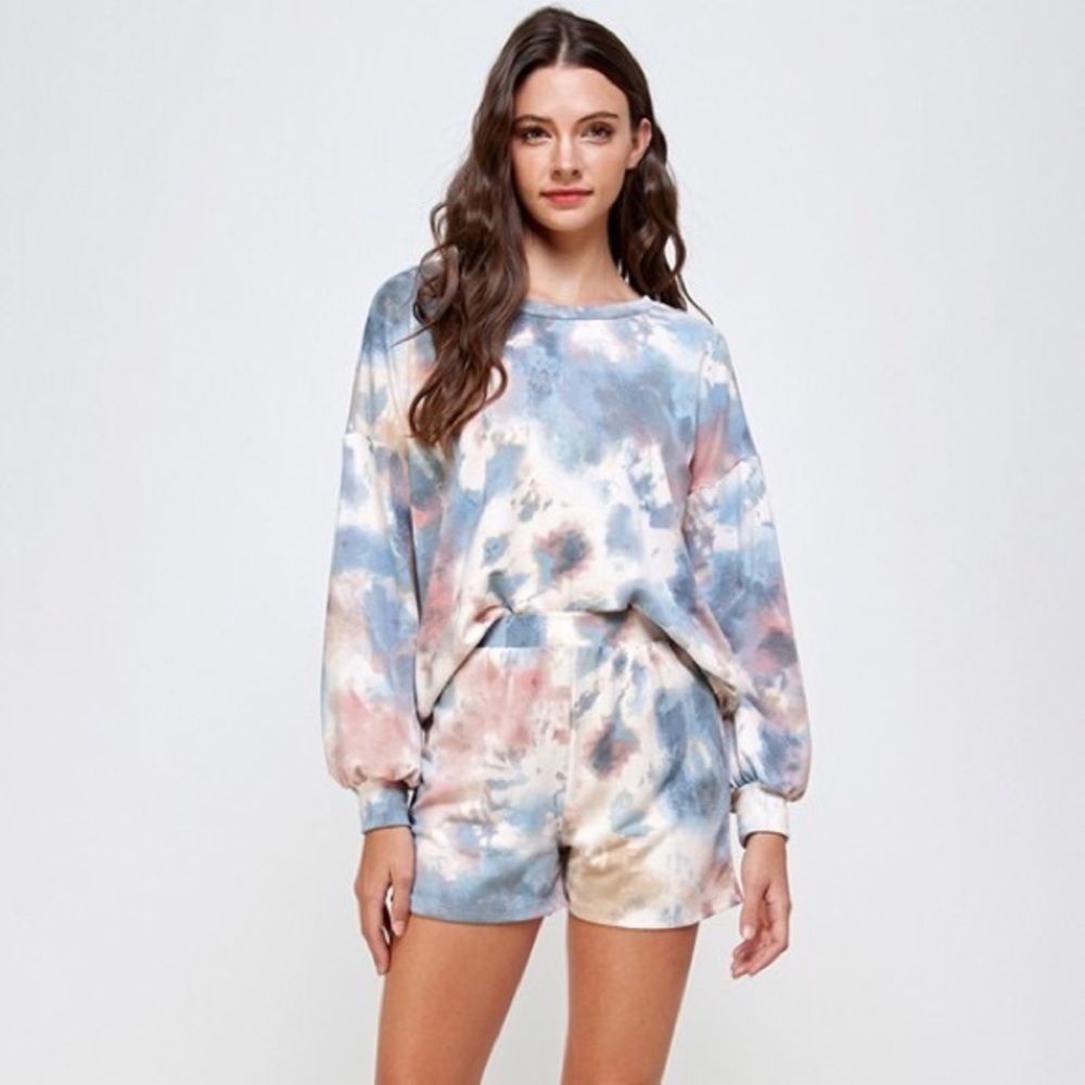 Live Out Loud Tie Dye Short Set